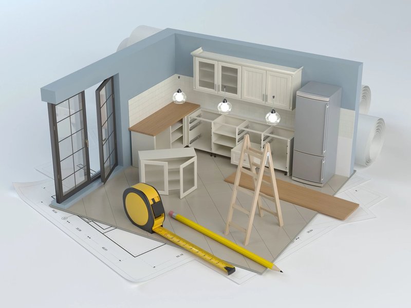 3D model of kitchen from Nationwide Carpet in Mount Juliet